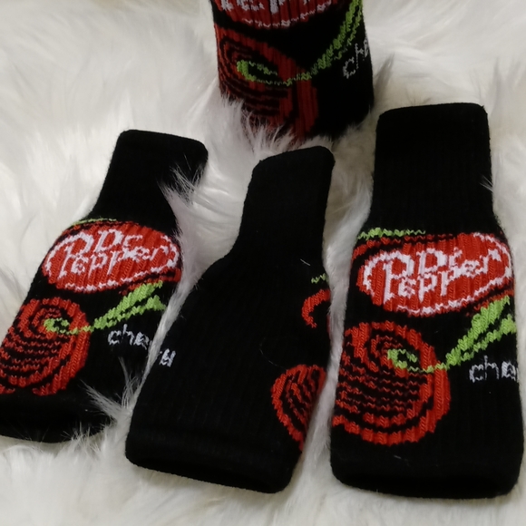 DR PEPPER Cherry Koozie Bottle Sleeve Warmer Soda - Picture 3 of 4
